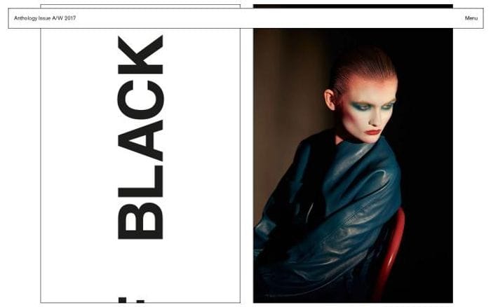 Offblackmagazine website preview