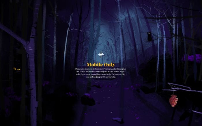 Kinetic Night - A Kinetic World | Oscar Carvallo Paris website preview