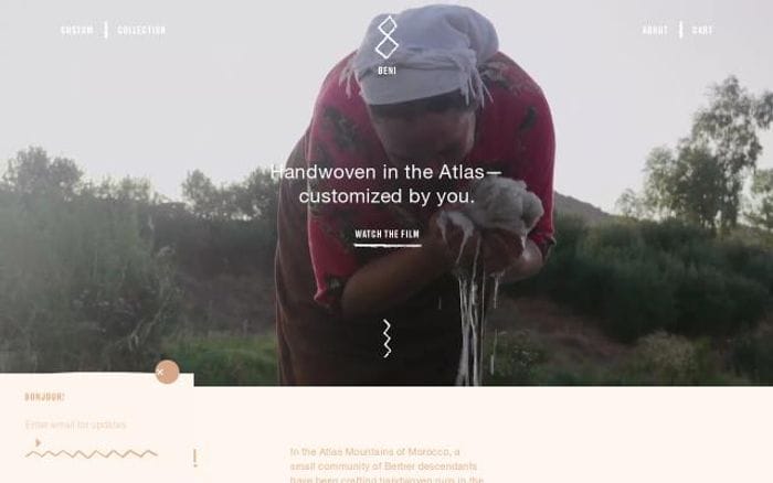 Benirugs website preview