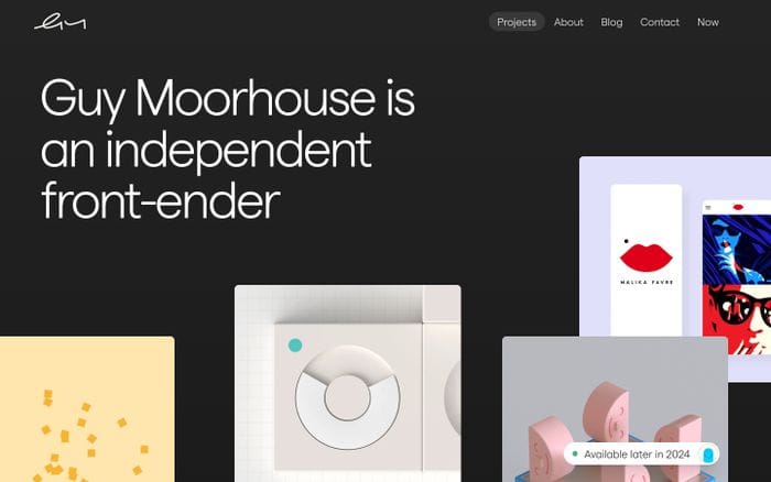 Guy Moorhouse website preview