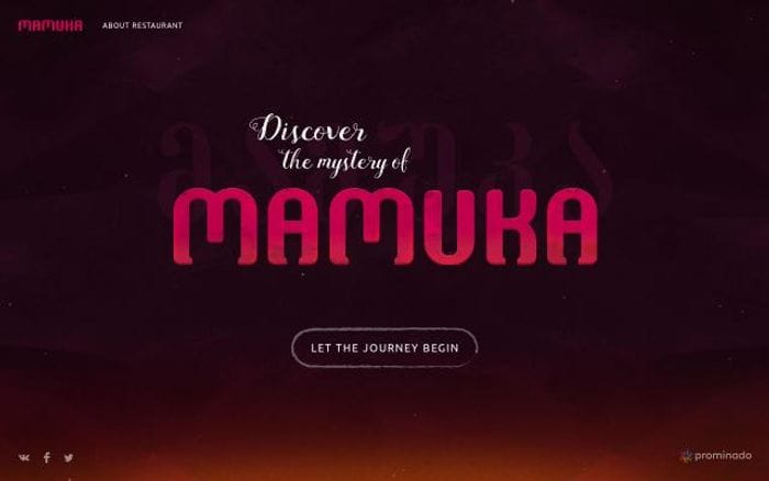 Mamuka website preview
