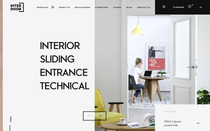 Interdoor website preview