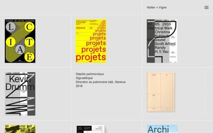 Notter-vigne website preview