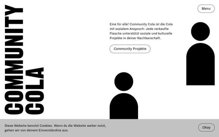 Communitycola website preview