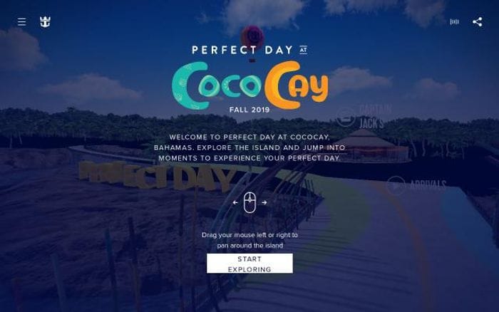 Royalcaribbean website preview