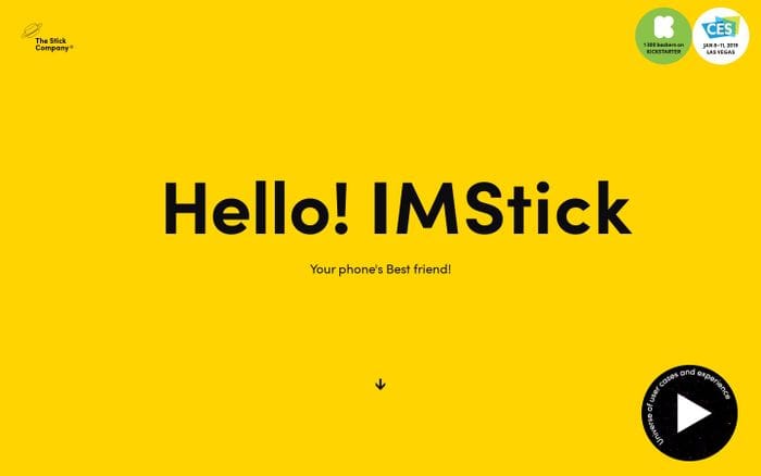 IMStick website preview