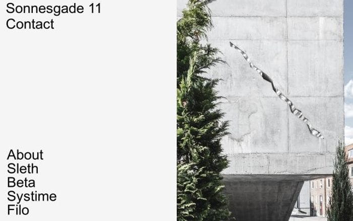 Sonnesgade11 website preview