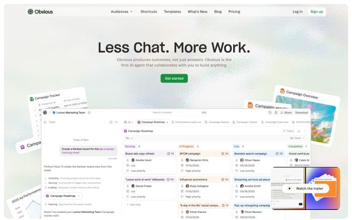 Obvious website preview