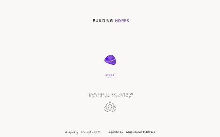 Building Hopes website preview