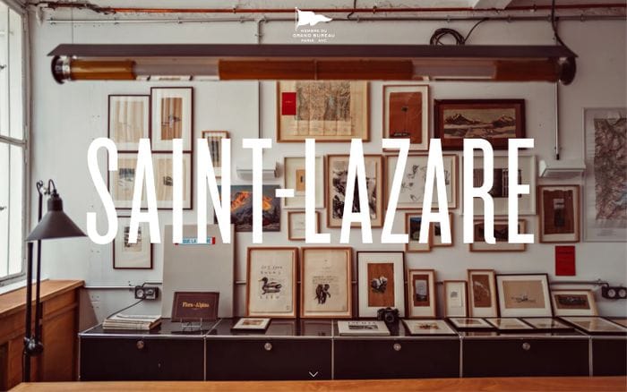 Saint Lazare website preview