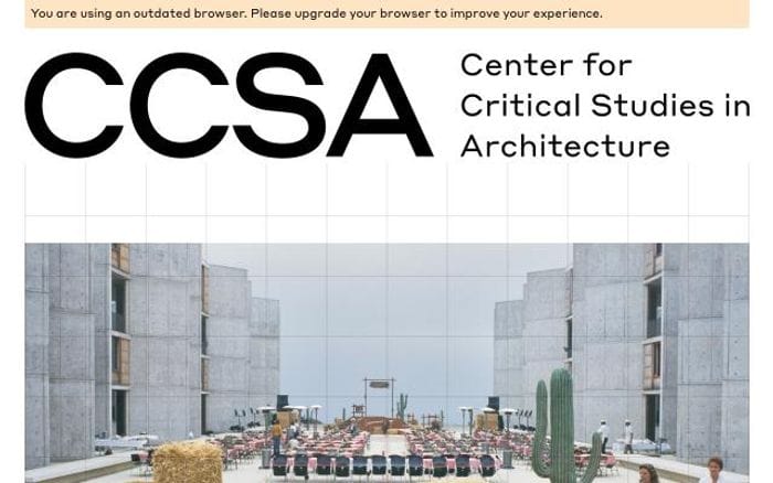 Criticalarchitecture website preview