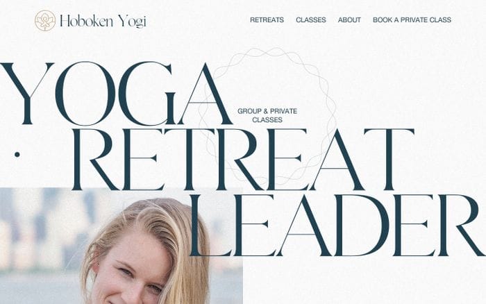 Hoboken Yogi website preview