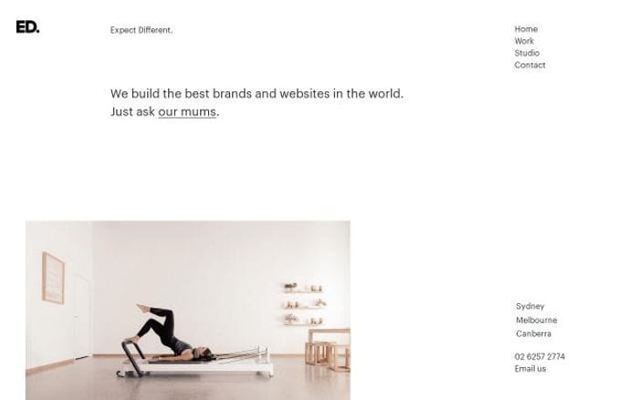 Ed website preview