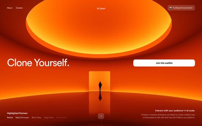 Delphi website preview
