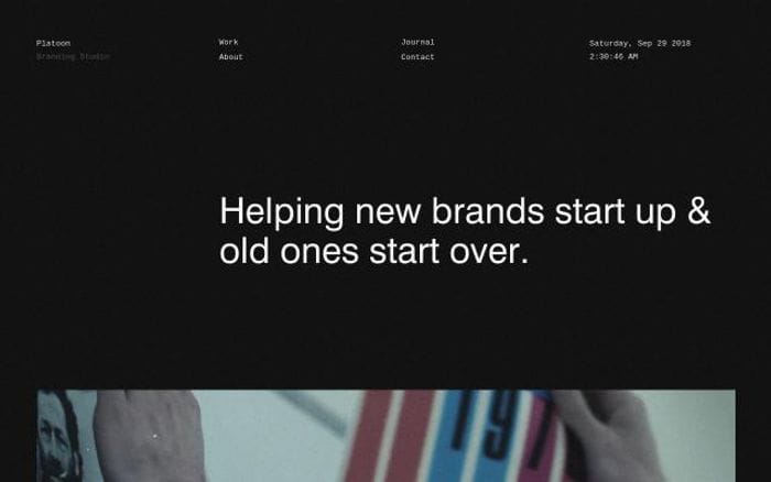 Platoon website preview