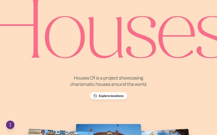 Houses Of The World website preview
