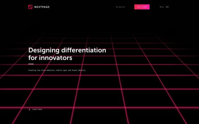 Nextpage - professional web development & outsourcing. Websites and brand identity. New York. Dubai. San Francisco website preview