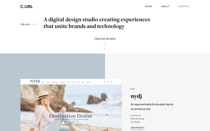 C.URL DIGITAL | Crafting Digital Experiences website preview
