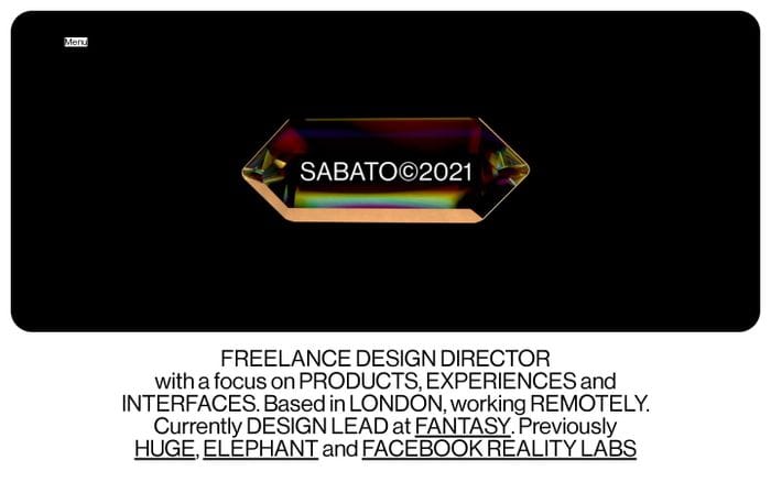 Sabato website preview