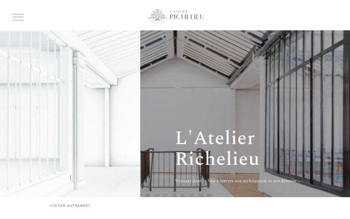 Atelierrichelieu website preview