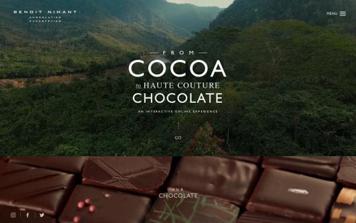 Benoitnihant website preview