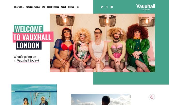  Vauxhall London website preview