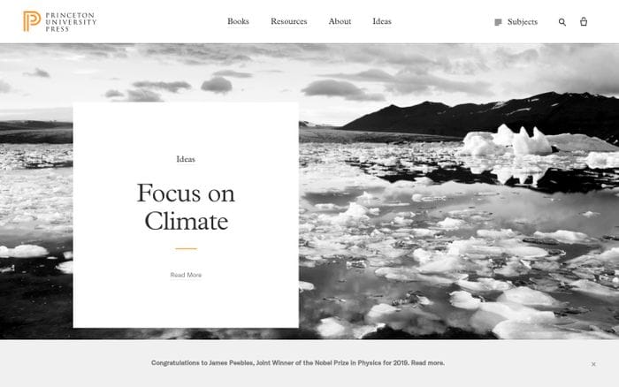 Princeton university press website preview
