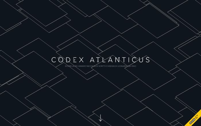 Codex Atlanticus website preview