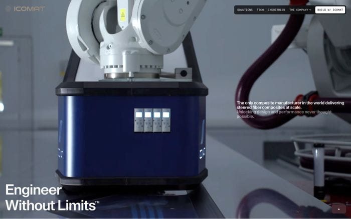 Icomat website preview