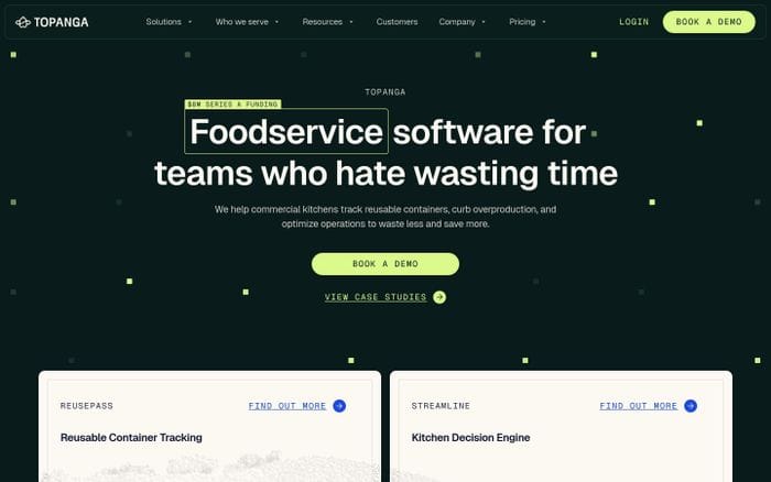 Topanga website preview