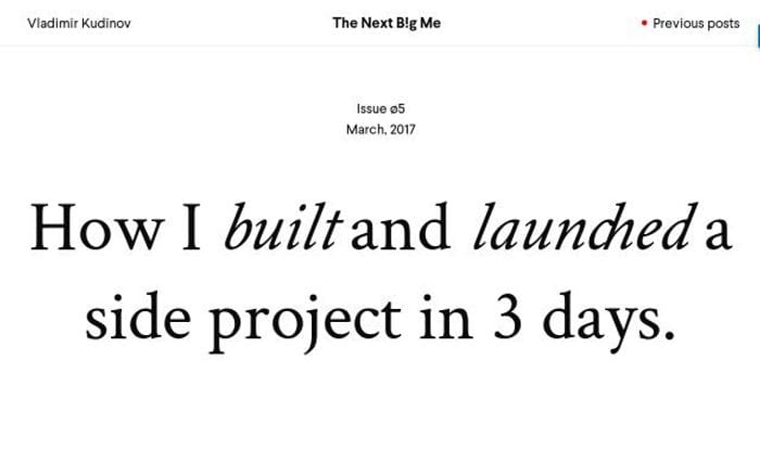 Nextbigme website preview