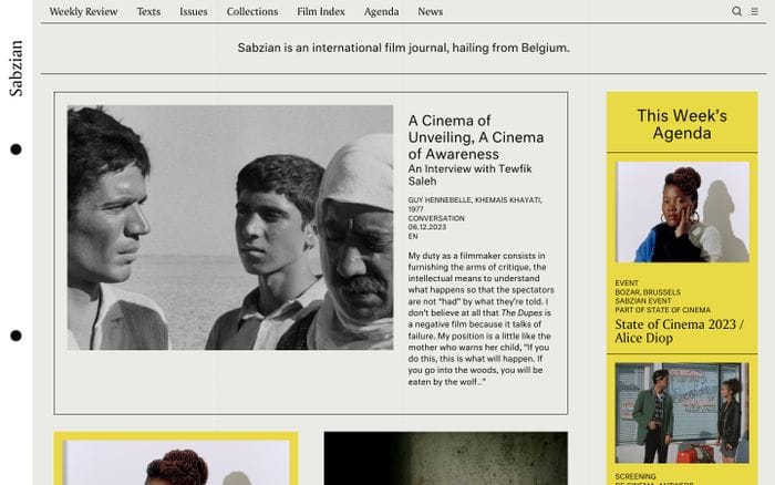 Sabzian website preview