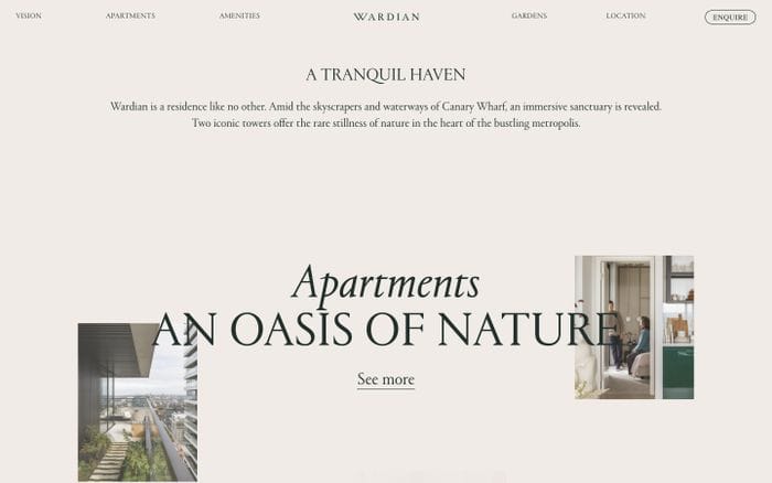 Wardian website preview
