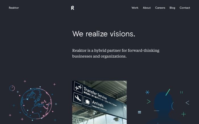 Reaktor website preview