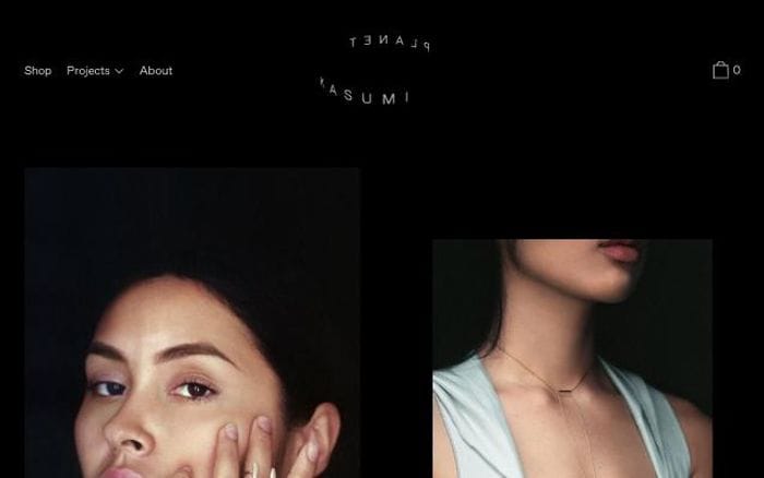 Planetkasumi website preview