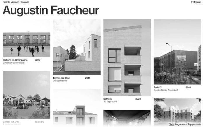Augustin Faucheur website preview