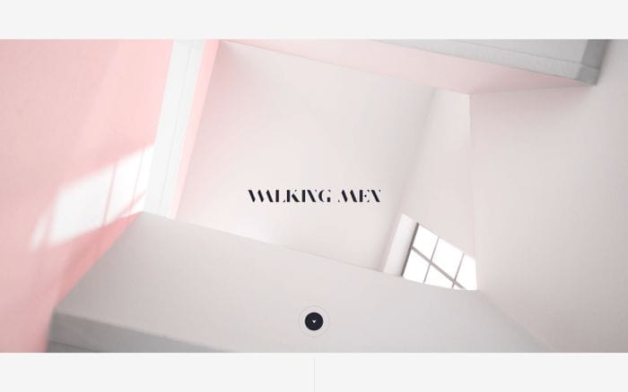Walking Men website preview