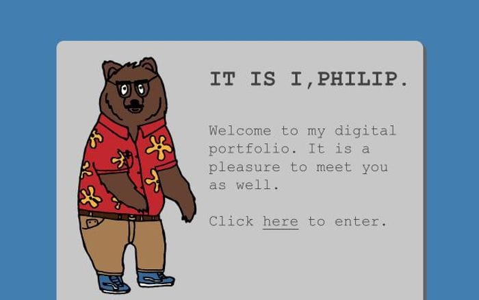 Philipchehade website preview