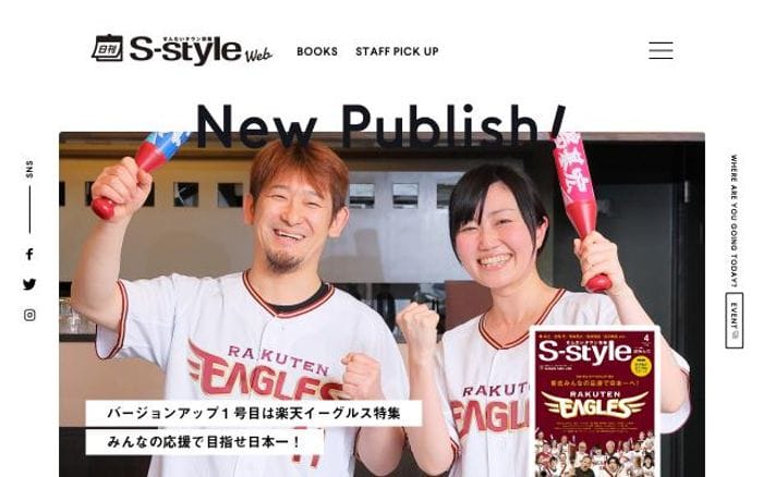 S-style website preview