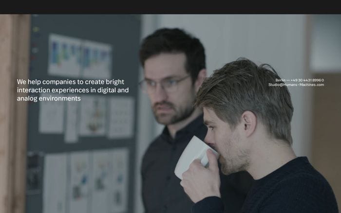Humans & Machines website preview