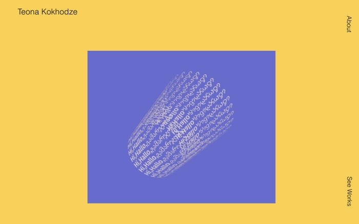 Teona Kokhodze website preview