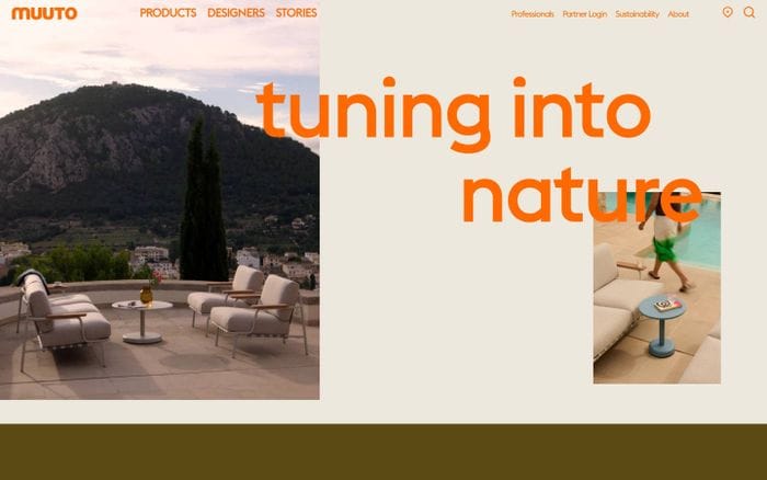 Muuto website preview