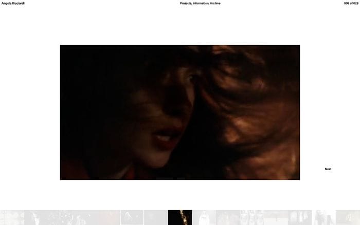 Angela Ricciardi website preview