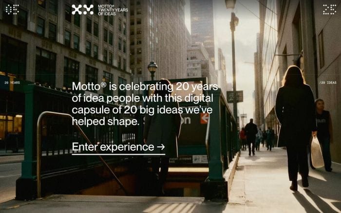 Motto website preview