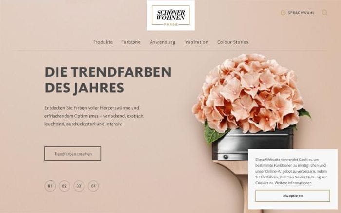 Schoener-wohnen-farbe website preview