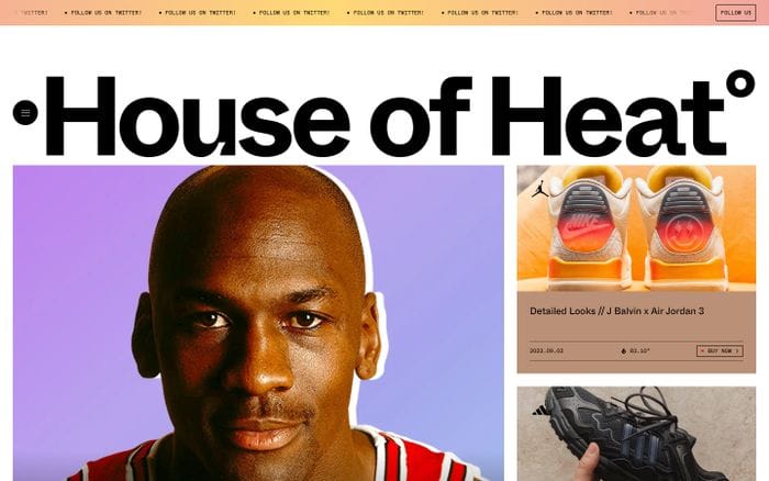 House of Heat website preview