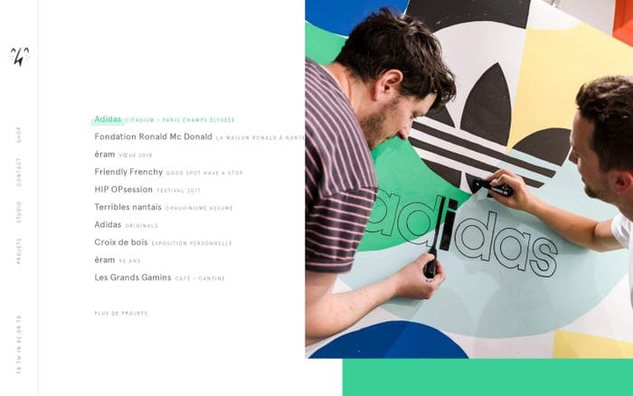 The Feebles — Design & happiness website preview