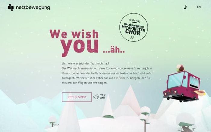 Netzbewegung website preview