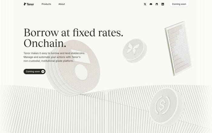 Tenor website preview
