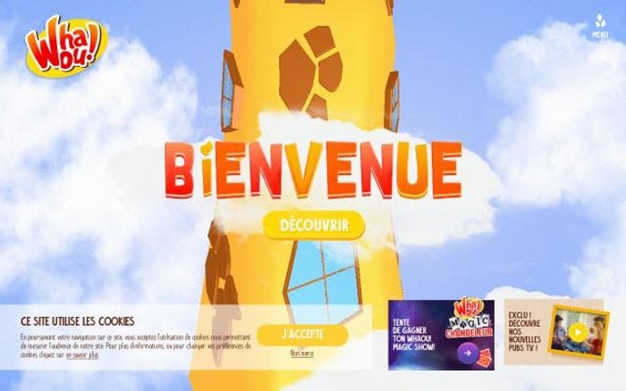 Whaou website preview